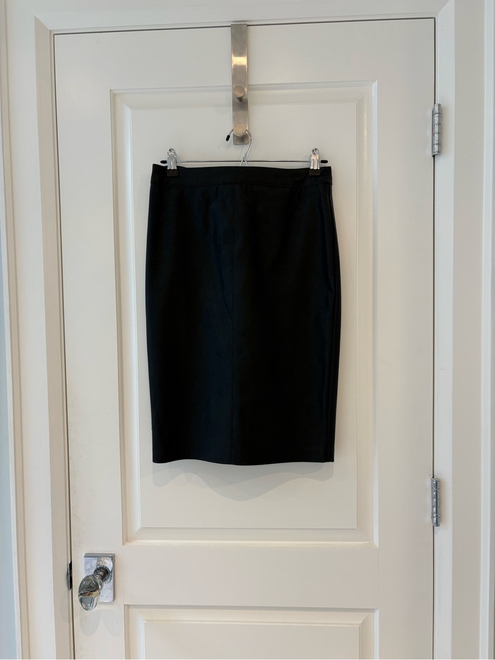 Ever New Black Faux Leather Pencil Skirt - Classic Women's Workwear